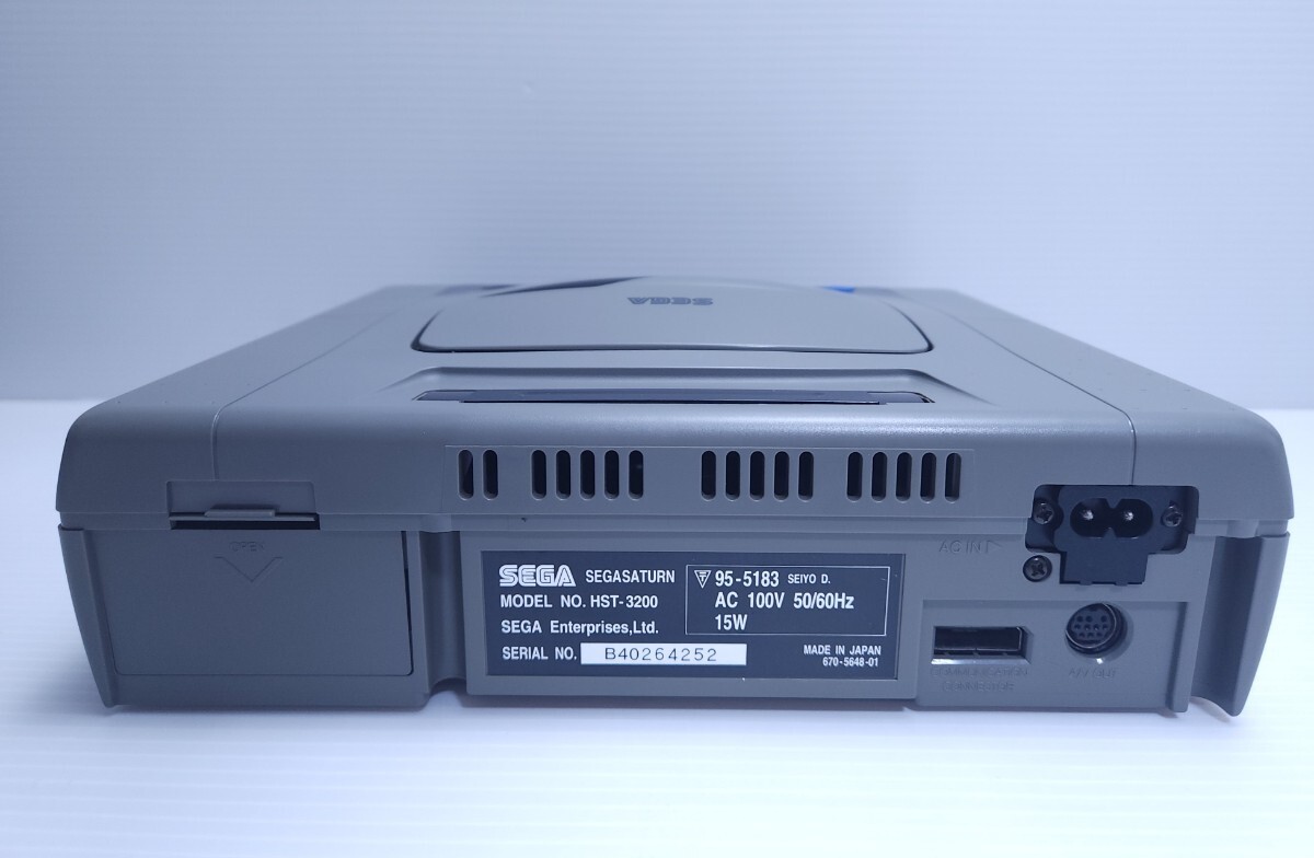 美品/動作品 SEGA SATURNセガサターン セガ/SEGA HST-3200コントローラ/AV セット/希少品/レトロゲーム(M-33)の画像9