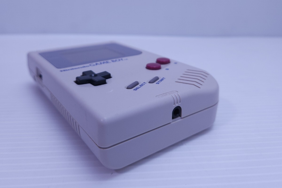 レトロゲーム 希少品 初代ゲームボーイ Nintendo GAMEBOY DMG-01 パワー確認済み 動作未確認 (H-100)の画像2