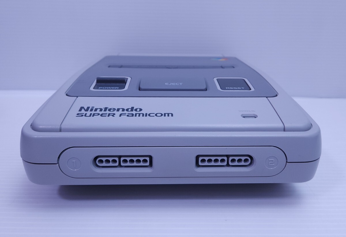 美品 / 動作品 Nintendo 任天堂 スーパーファミコン SHVC-001 コントローラ ACアダプター AVケーブル 箱付,セット希少品(-H-99)の画像7