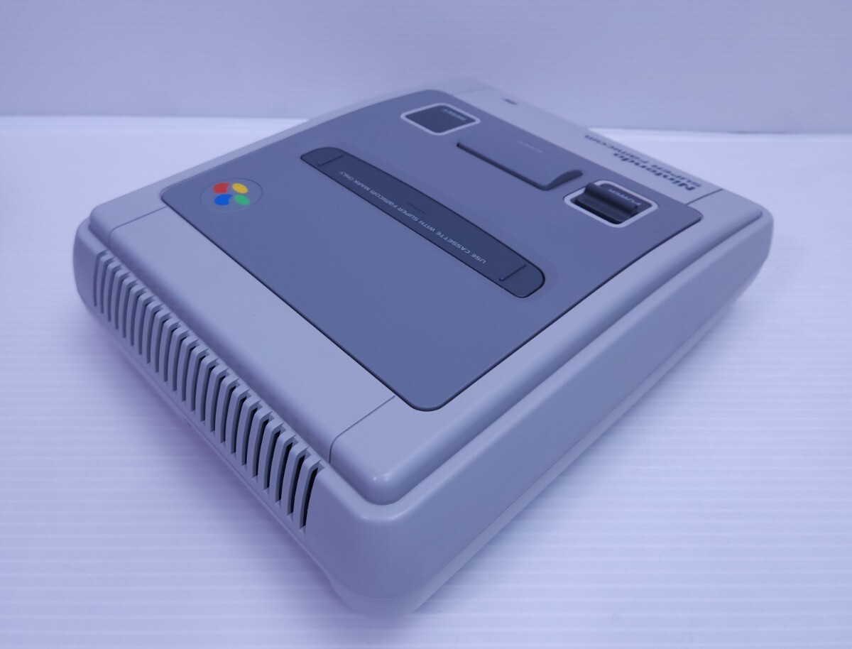 美品 / 動作品 Nintendo 任天堂 スーパーファミコン SHVC-001 コントローラ ACアダプター AVケーブル 箱付,セット希少品(-H-99)の画像5