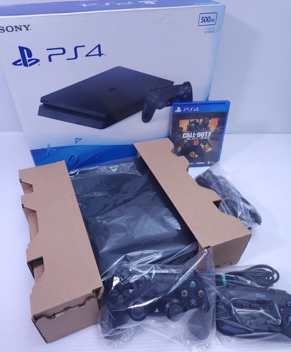 動作品PS4 CUH 2000A 本体 セット500GB SONY PlayStation4 F.W 9.60 プレステ4 + ゲームソフト+コントローラ 箱付 セット(H-42)_画像9