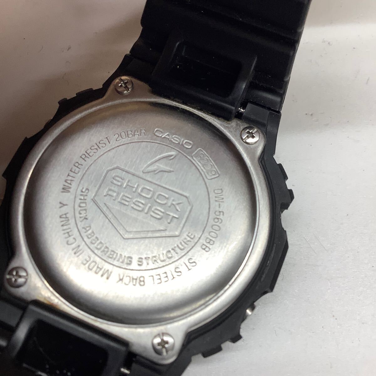 CASIO カシオ G-SHOCK DW-5600BB 3229 腕時計 現状稼動品 の画像6