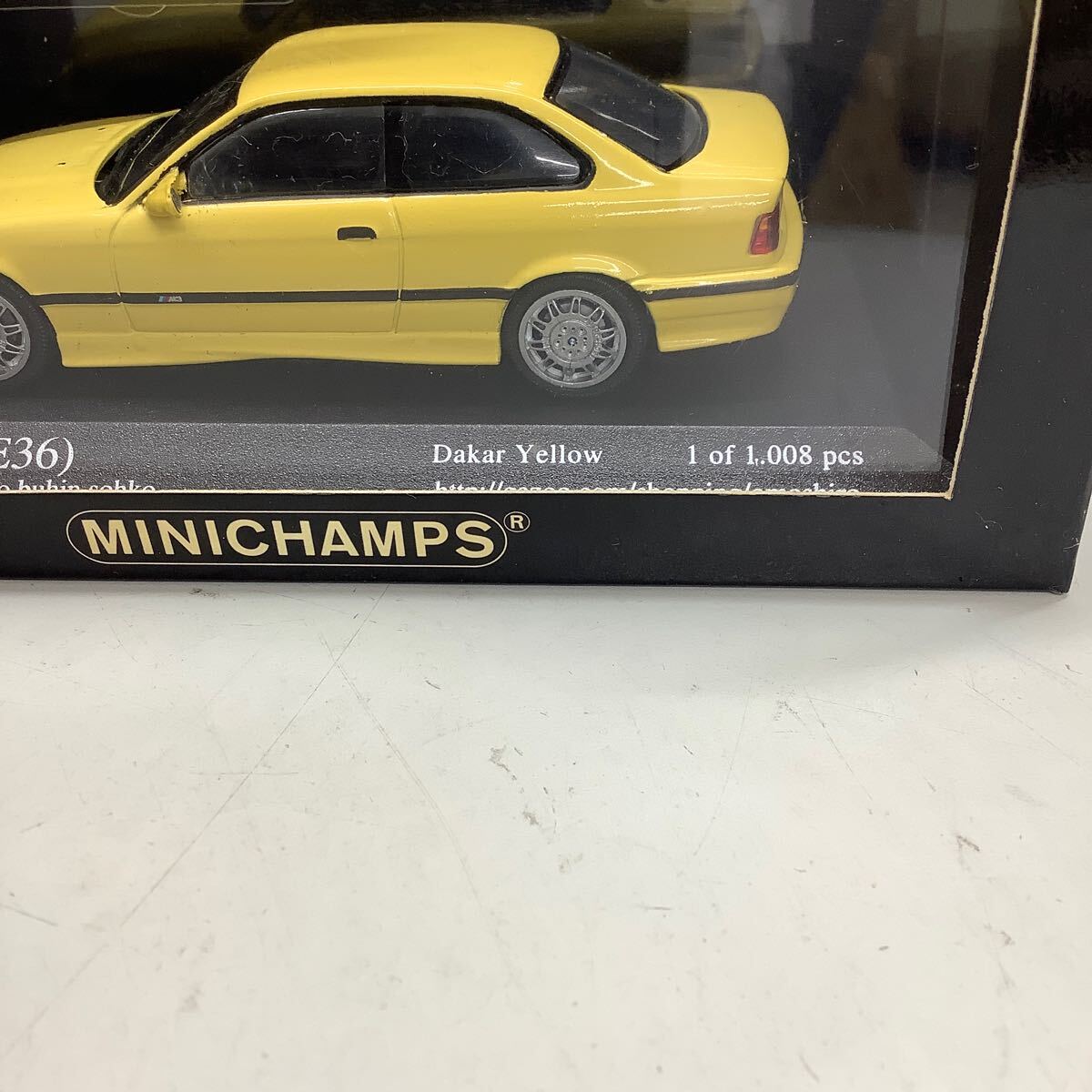 ③ MINICHAMPS ミニチャンプス BMW M3 E36 1/43 ミニカー の画像4