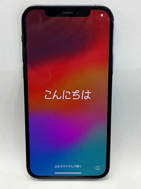 Apple iPhone 12 Pro MGM83J/A パシフィックブルー au◯判定 バッテリー83％ SIMロックなし 美品 訳有りの画像1