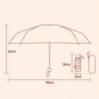 晴雨兼用 折りたたみ傘 専用ケース付き ホワイト 日傘 UVカット 軽量 撥水