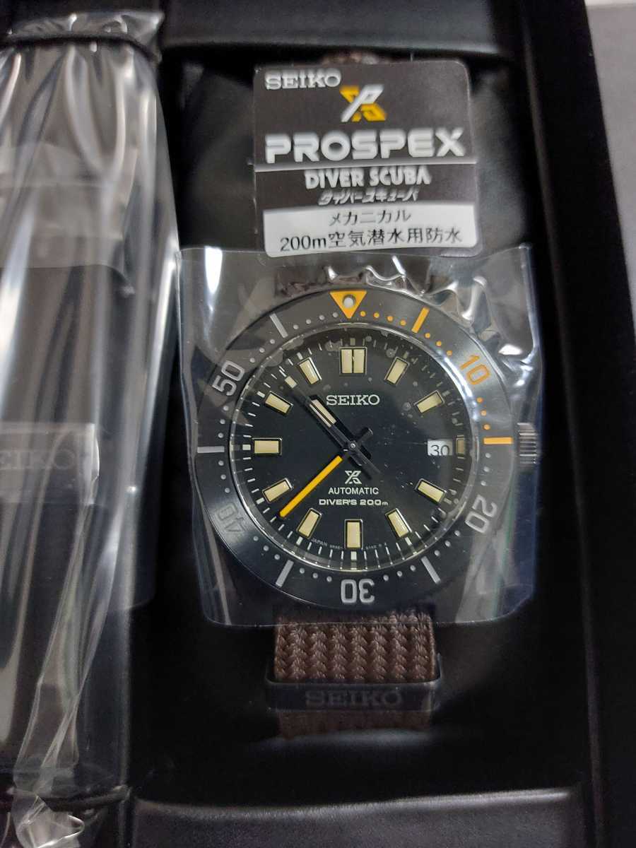 セイコー プロスペックス メンズ 腕時計 メカニカル 自動巻 SBDC153 PROSPEX The Black Series 限定モデル 1965 現代デザインの画像1