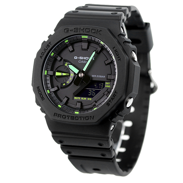 G-SHOCK Gショック クオーツ GA-2100-1A3 アナログデジタル 2100シリーズ 黒 メンズ 腕時計 カシオ casio オールブラック_画像2