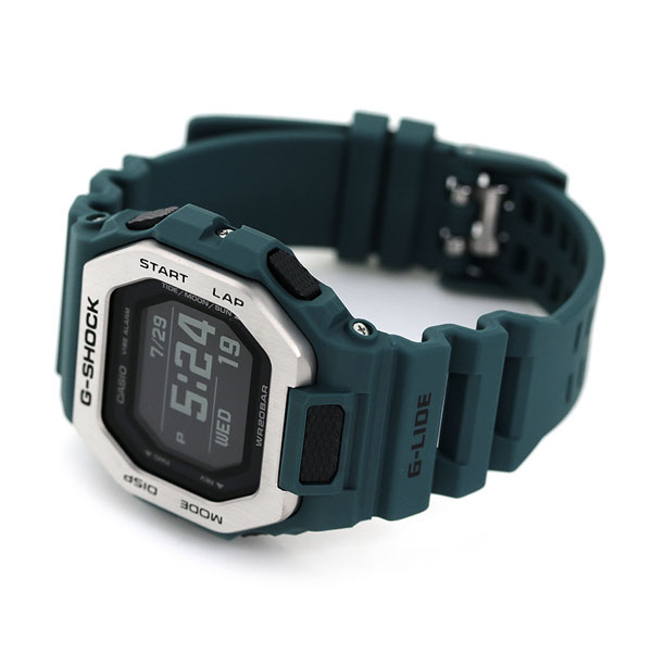 G-SHOCK G аммортизаторы  G... Bluetooth ...  мужской   наручные часы  GBX-100-2DR CASIO  casio    часы   черный × зеленый 