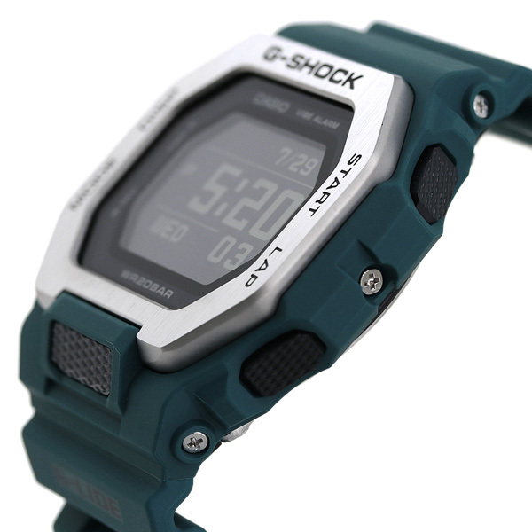 G-SHOCK G аммортизаторы  G... Bluetooth ...  мужской   наручные часы  GBX-100-2DR CASIO  casio    часы   черный × зеленый 