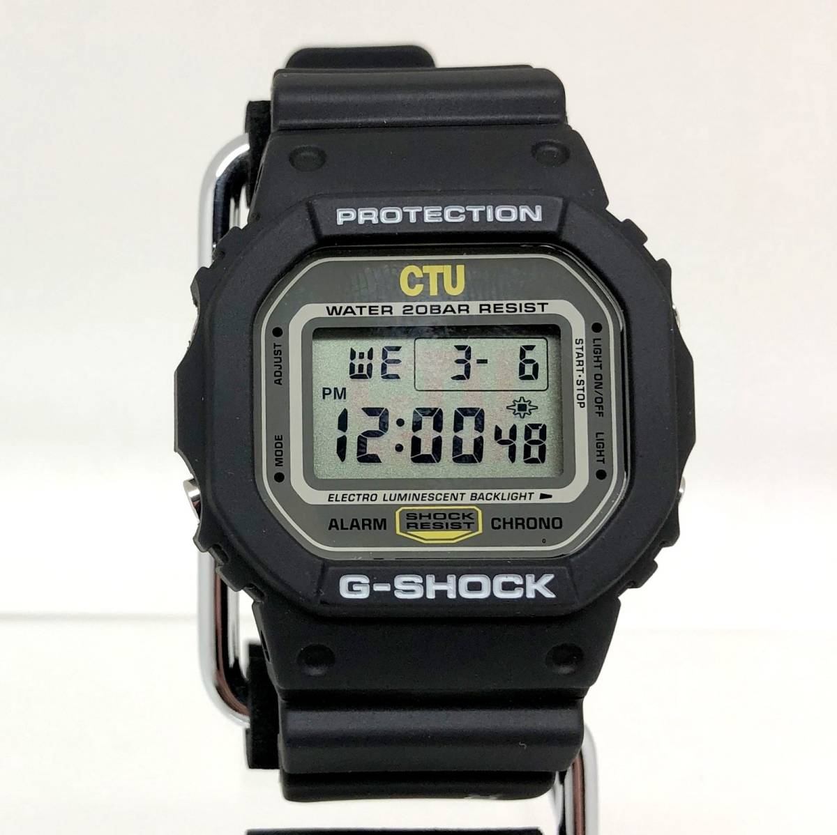 G-SHOCK ジーショック CASIO カシオ 腕時計 DW-5600 24 TWENTY FOUR CTU コラボ デジタル クォーツ ブラック メンズ 【ITZS8YSCJY4S】