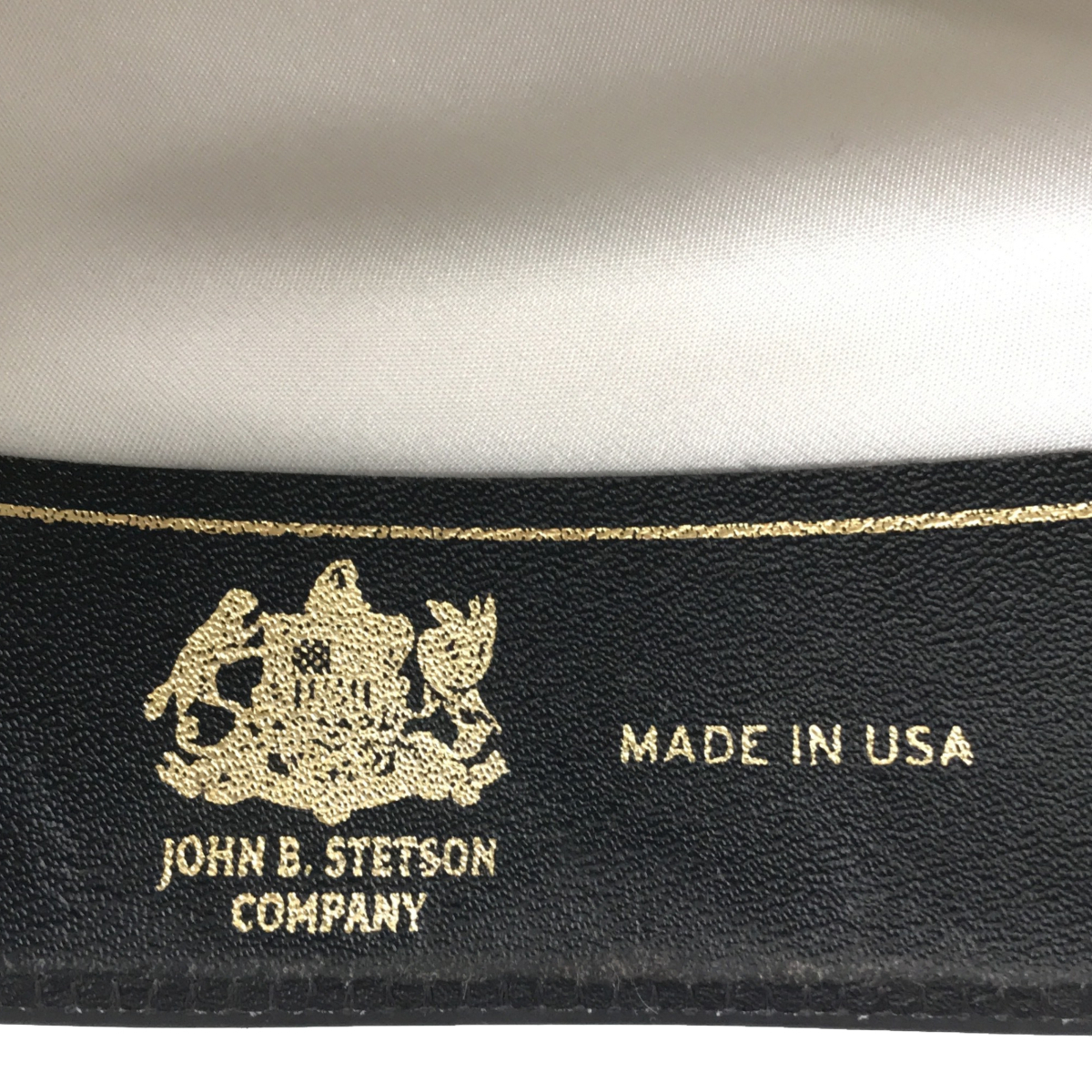STETSON 【men962AH】 ステットソン ウールフェルトボーラーハット USA製 JOHN B TETSON AG_画像5
