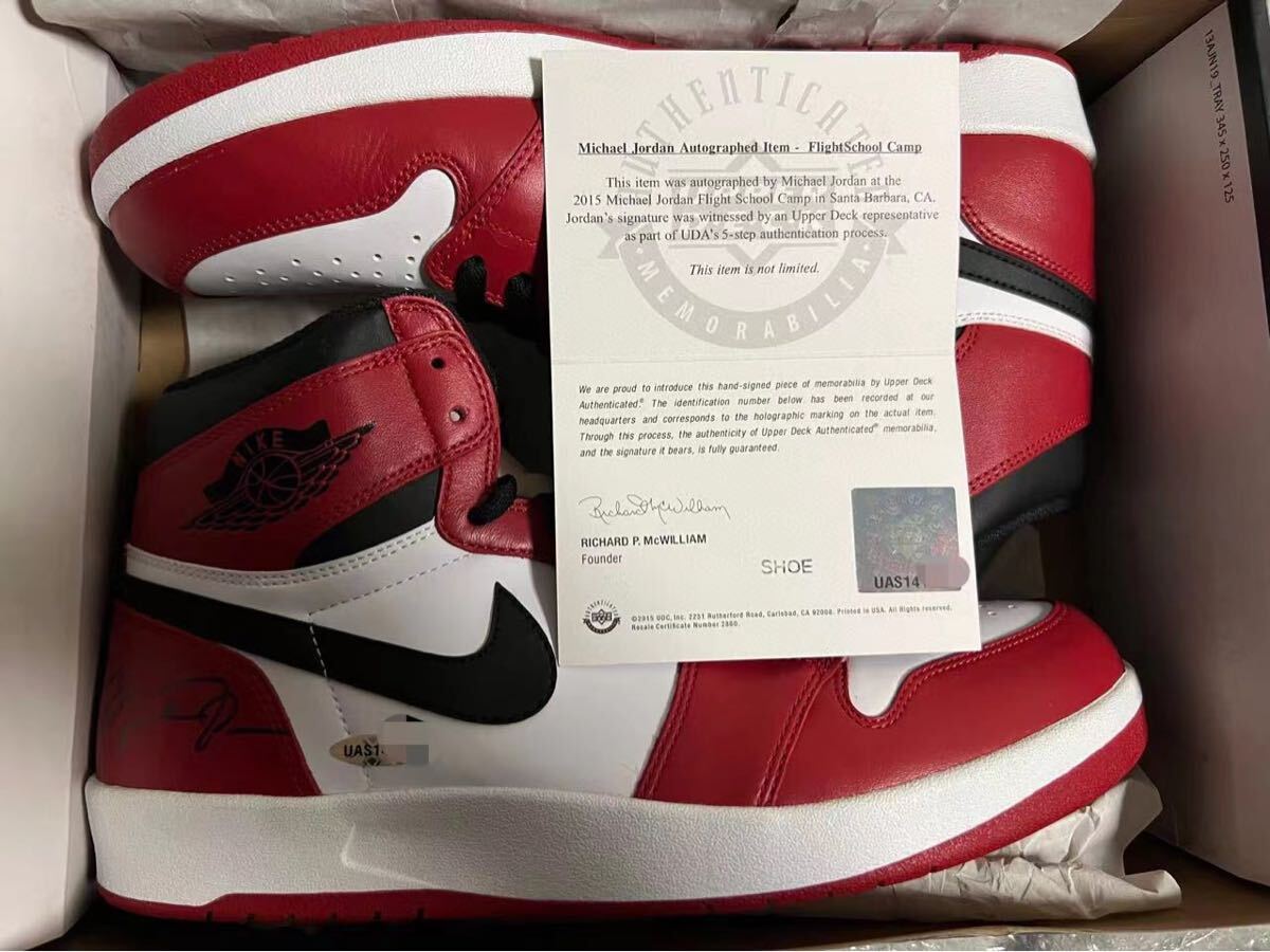 2015 Jordan1.5 Chicago マイケル・ジョーダン直筆サンイの画像1