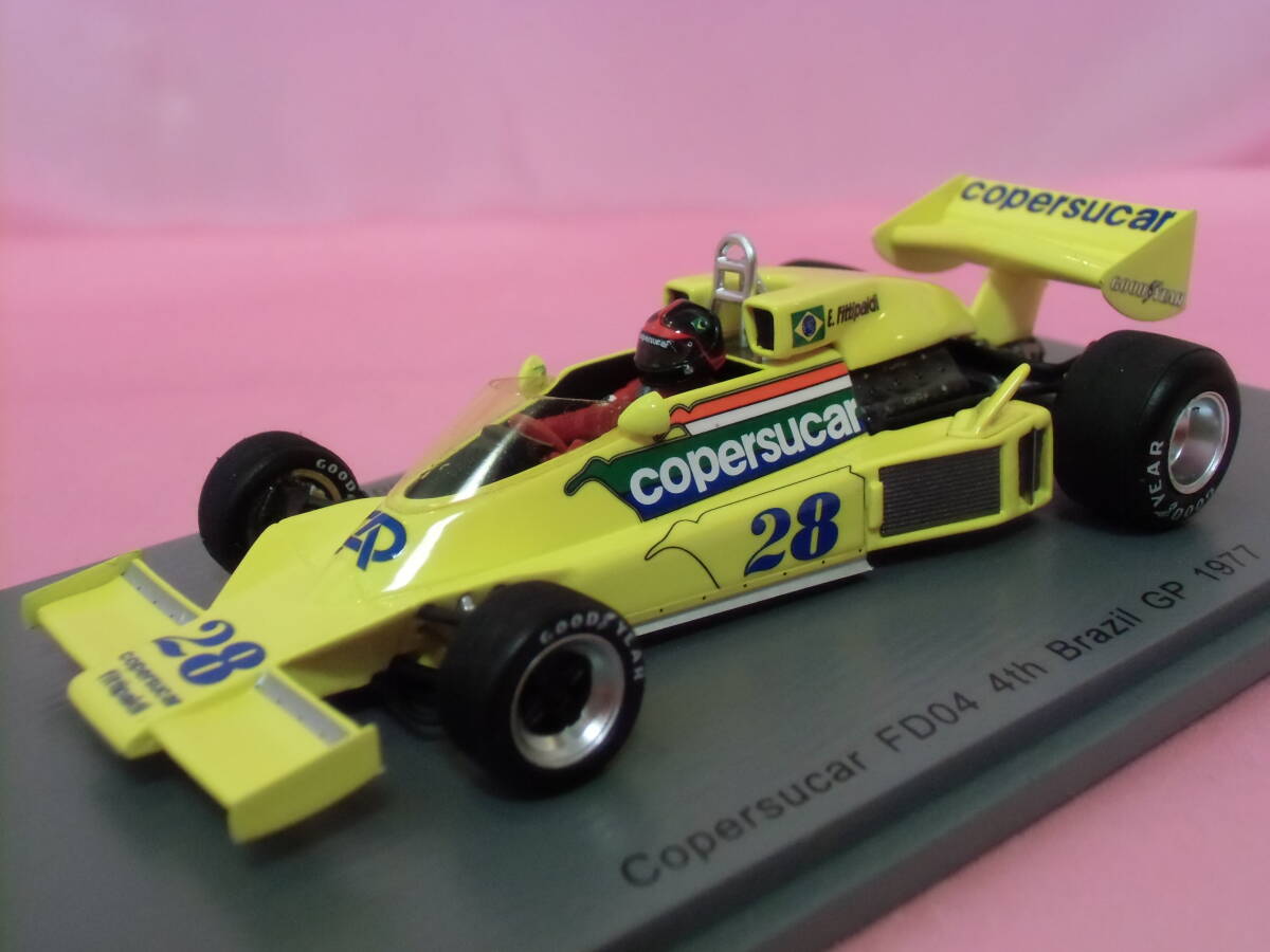 希少★Copersucar FD04 4th #28 E.Fittipaldl ブラジルGP 1977★1/43_画像2