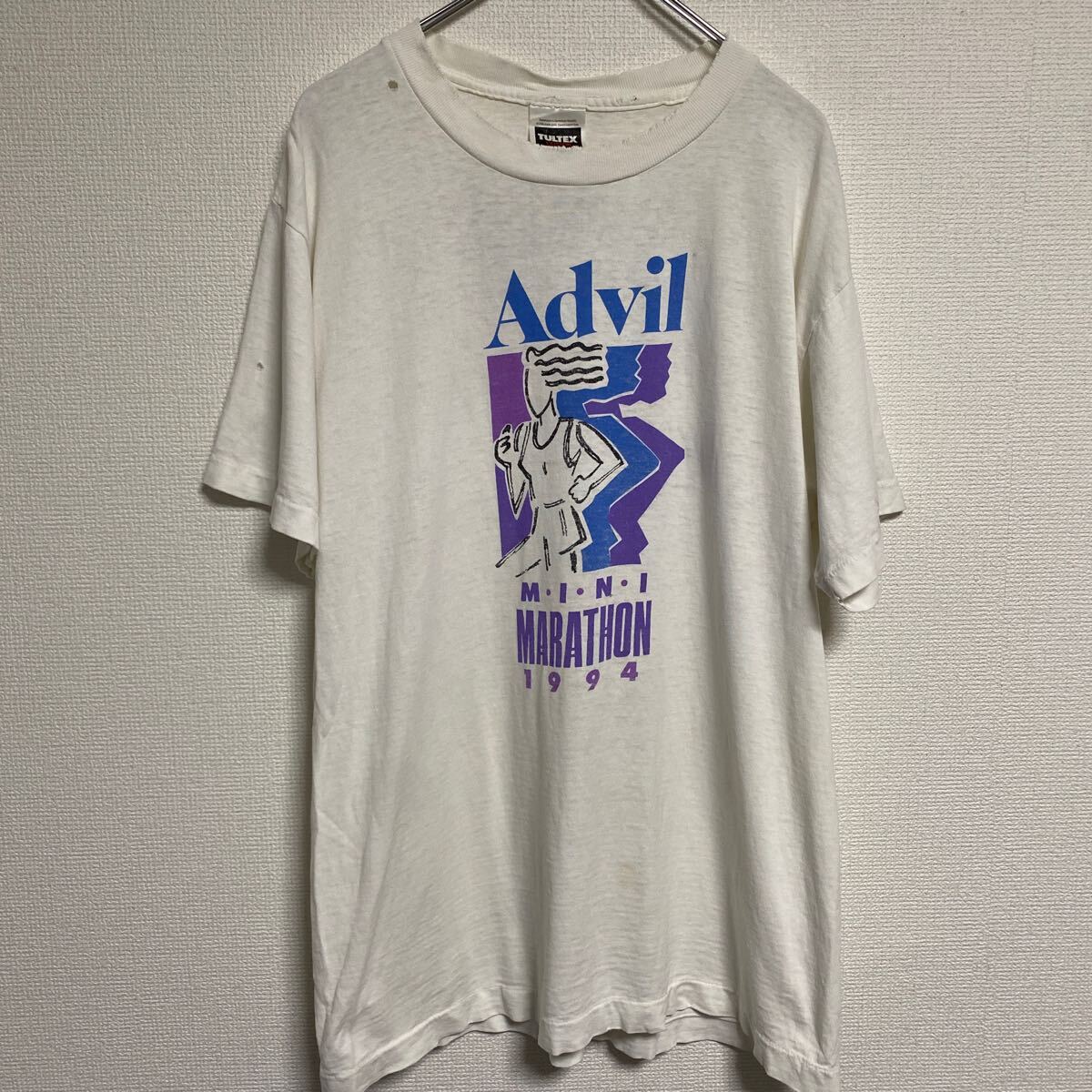 90s USA ビンテージ ヴィンテージ Tシャツ tee アメリカ 古着 オールド ジャンク ボロ ロック 企業物 ロゴ バンド 音楽 フェス マラソン_画像1