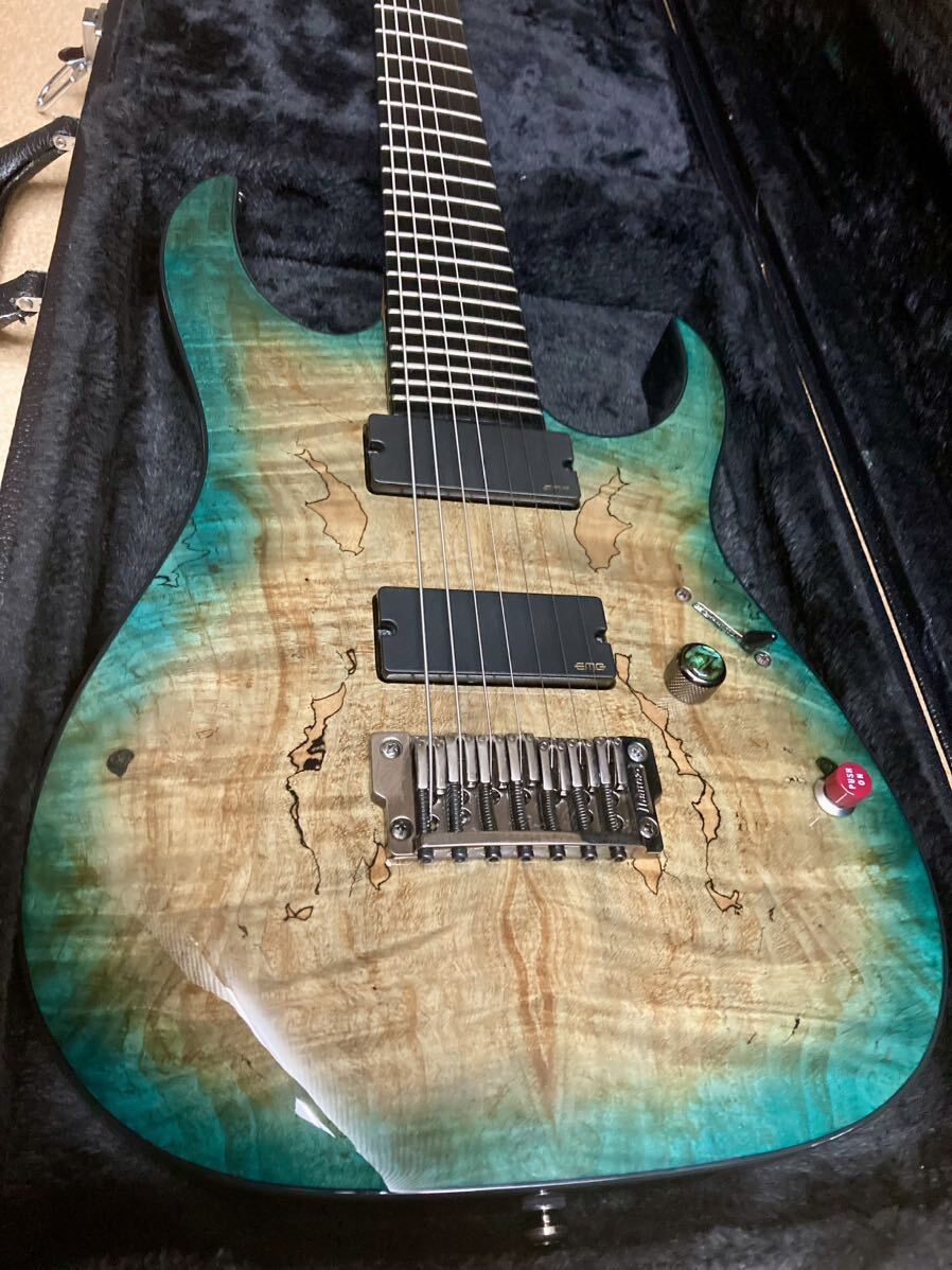 Ibanez Iron Rabel RGIX27FESM ７弦ギター EMG ハードケース付き 中古美品！の画像3