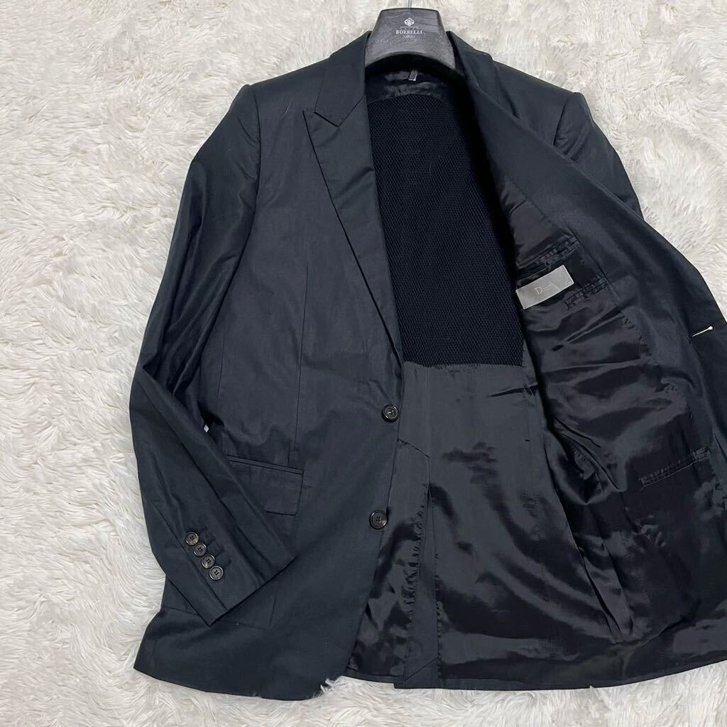 極美品 希少 48 サイズ Dior HOMME ディオールオム 04ss エディ期 strip period jacket テーラードジャケット 4EH1022843 ブラック メンズの画像1
