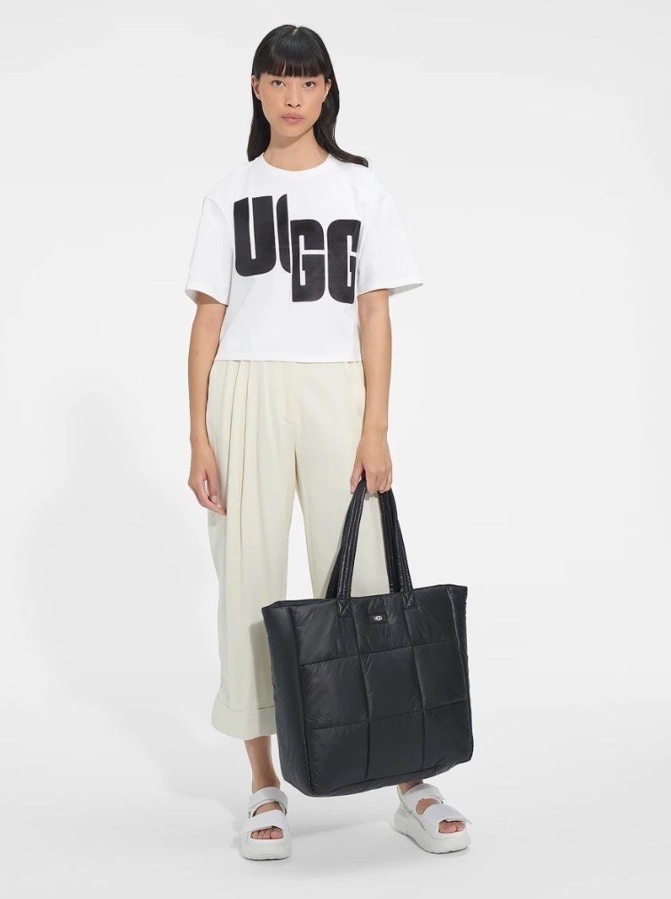 ★即決★《UGG》ELLORY PUFF パフ　トート　バッグ　ブラック_画像2