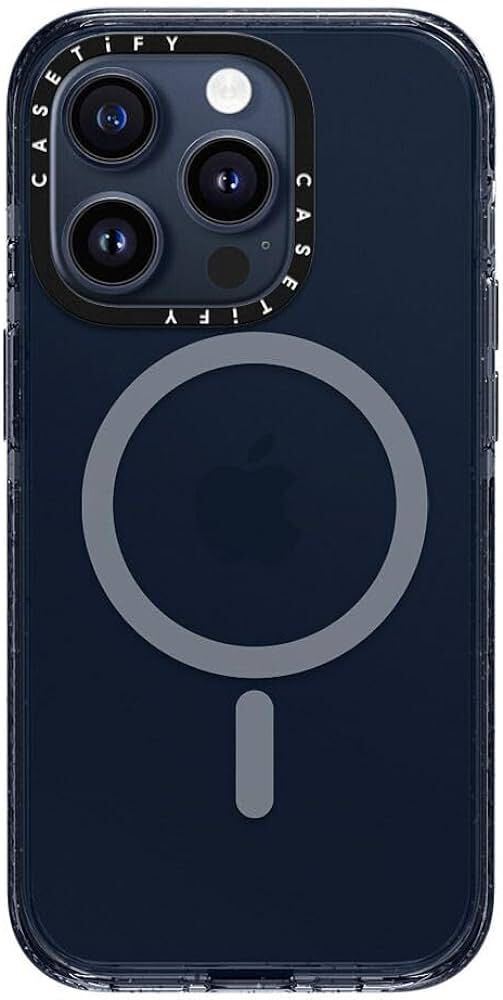 CASETiFY MagSafe 対応インパクト iPhone 15 Pro ケース [MIL規格準拠 (4x MIL-STD-810G) / 2.5mからの落下試験をクリア クラシックブルー_画像6