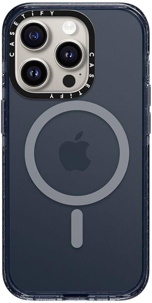 CASETiFY MagSafe 対応インパクト iPhone 15 Pro ケース [MIL規格準拠 (4x MIL-STD-810G) / 2.5mからの落下試験をクリア クラシックブルー_画像5