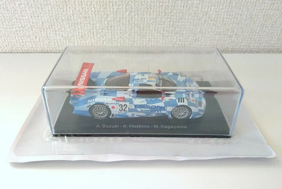 日産 R 390 GTI #32 (1/43 Spark 未開封 訳あり品) 3rd Le Mans 1998（総合３位）星野一義 / 鈴木亜久里 / 影山正彦_画像2