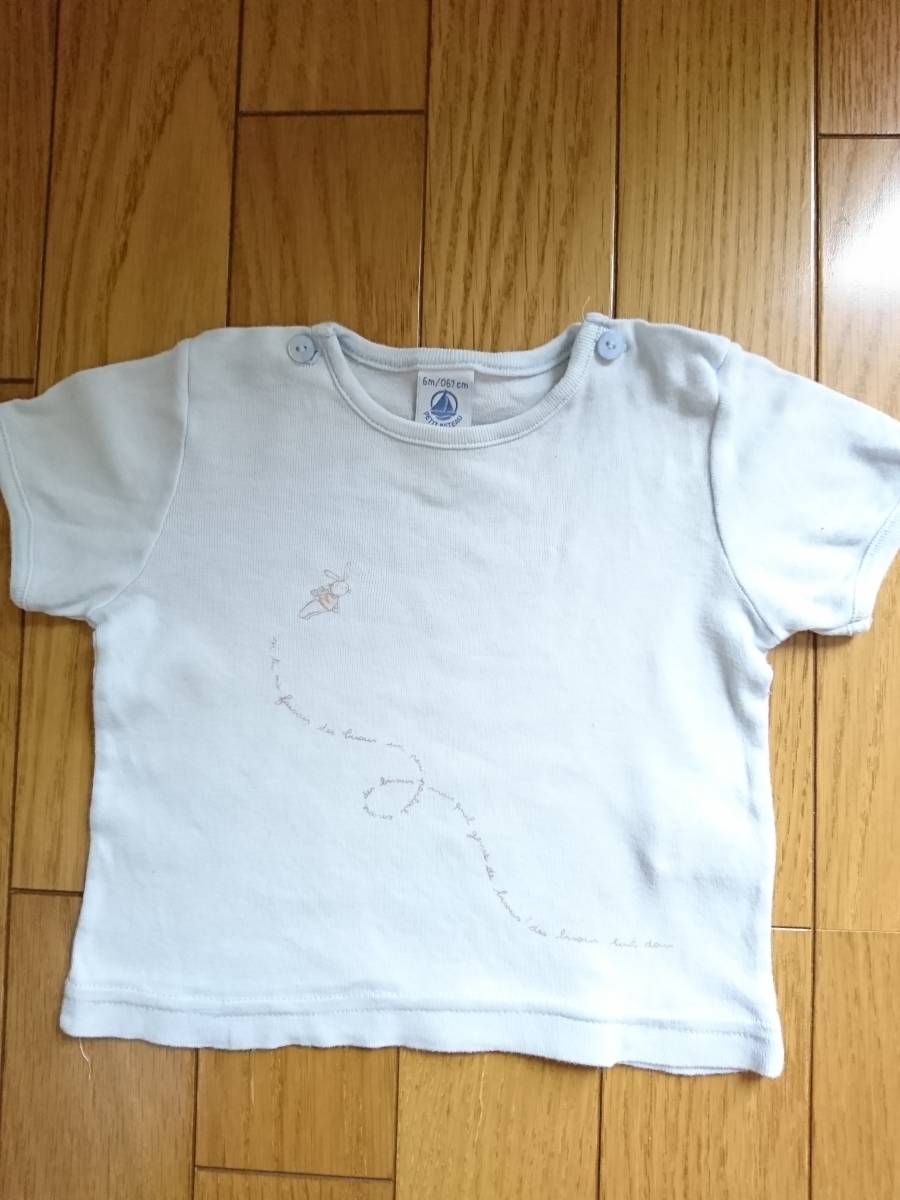 プチバトー ♪ 半袖Tシャツ 6m/67㎝_画像1