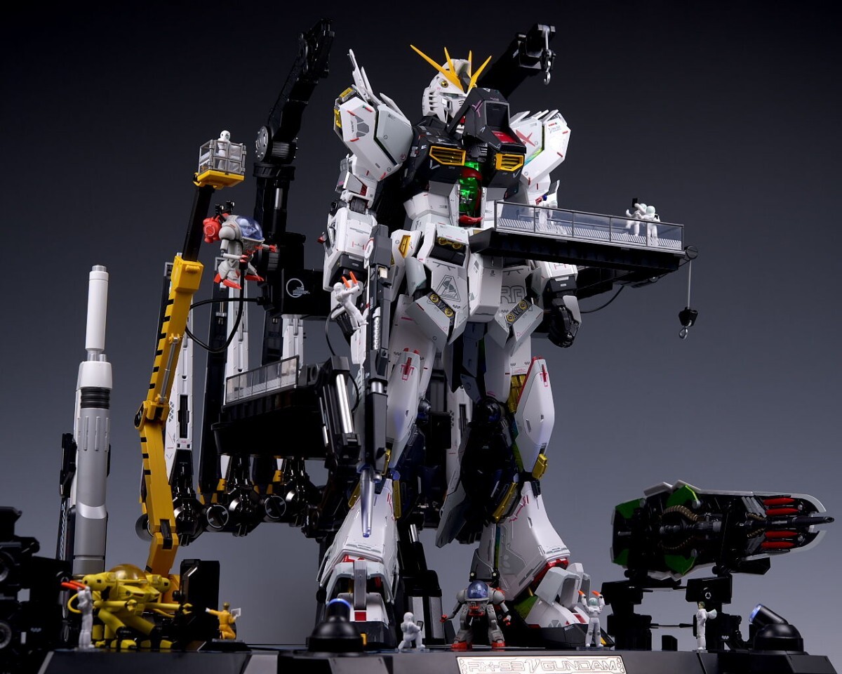 METAL STRUCTURE разборка Takumi машина RX-93 ν Gundam ласты * воронка оборудование + ласты воронка + long do* bell ν Gundam BANDAI GUNDAM