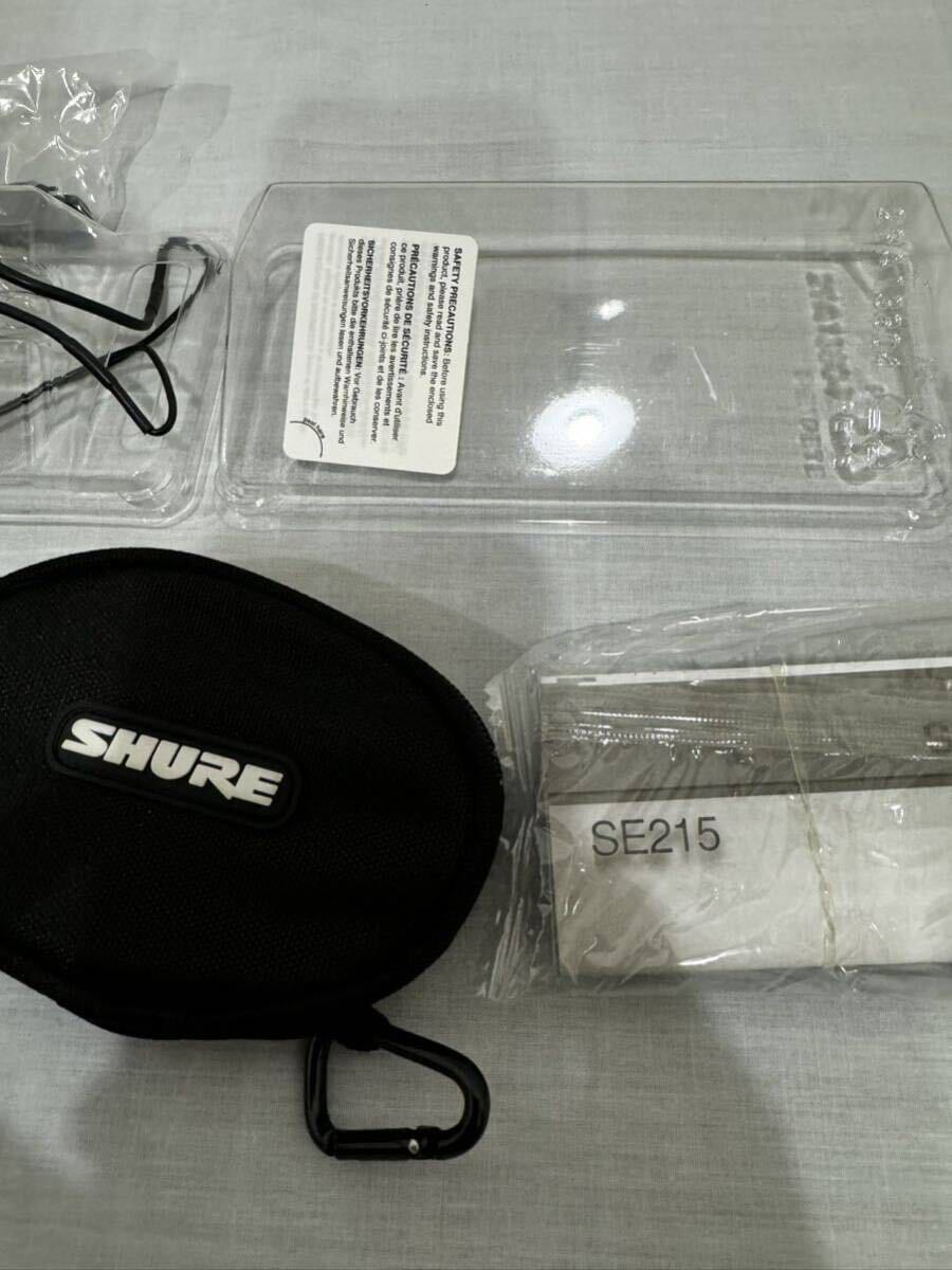 SHURE イヤホン SE215-K-A ブラック _画像4