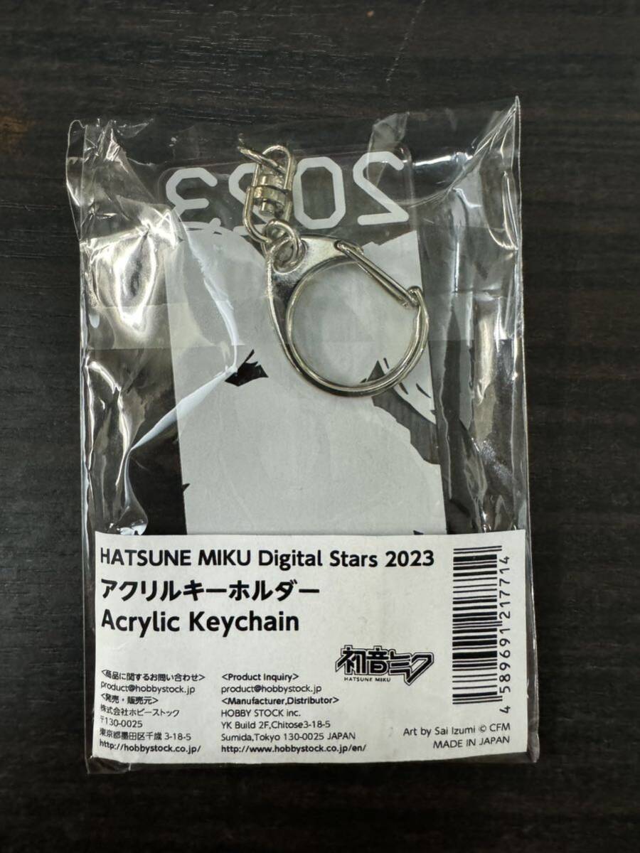 [ホビーストック] HATSUNE MIKU Digital Stars 2023 Acrylic Keychain 未使用 初音ミク キーホルダーの画像2