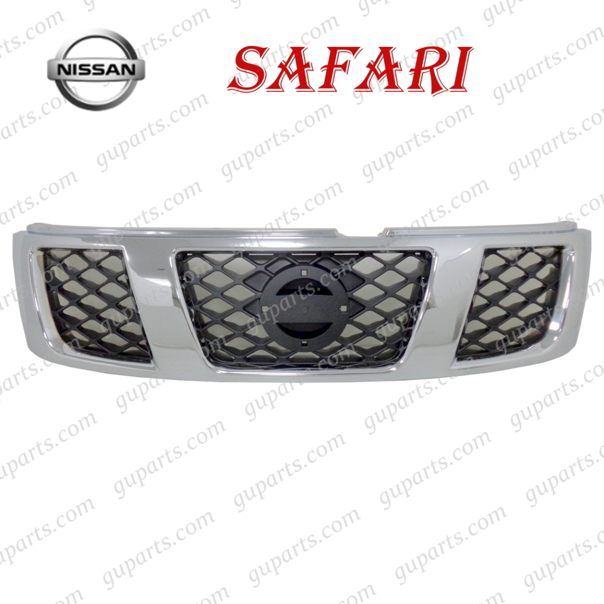  Nissan Safari WFGY61 H16.8~H19.6 latter term front bumper grill chrome plating 62310-VD200