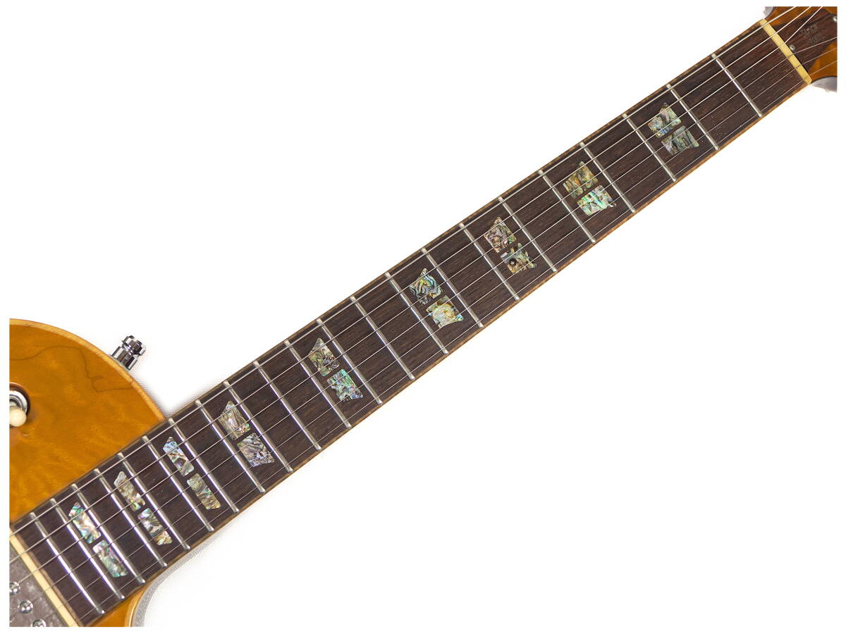 レア History SH-L2 ハカランダ ホンジュラスマホガニー 極上キルトメイプルトップ Les Paul レスポール Fujigen フジゲン ヒストリー_画像5