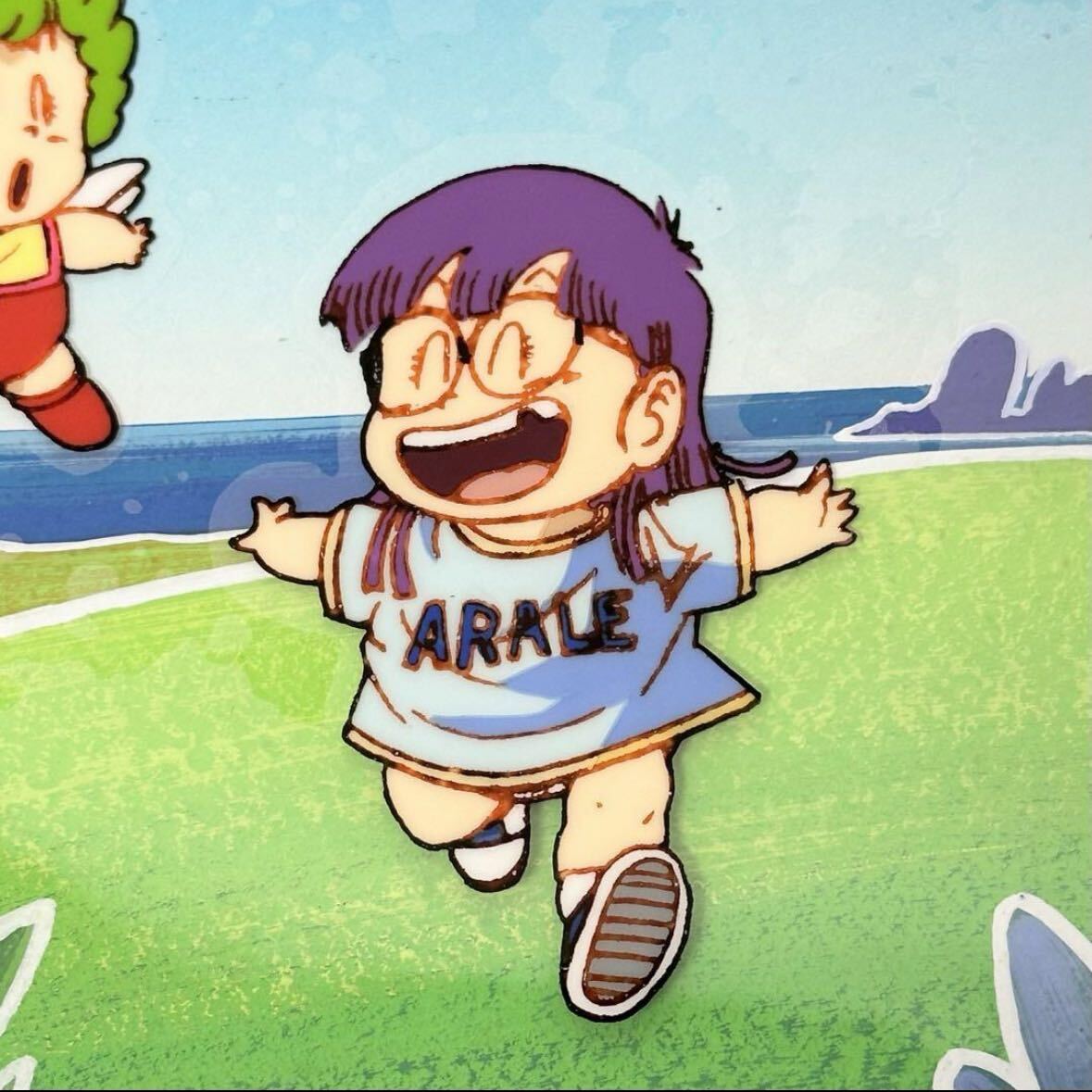 *629 [ редкость ] Dr. slump Arale-chan .gajila... Mansell . установка материалы цвет образец Toriyama Akira 