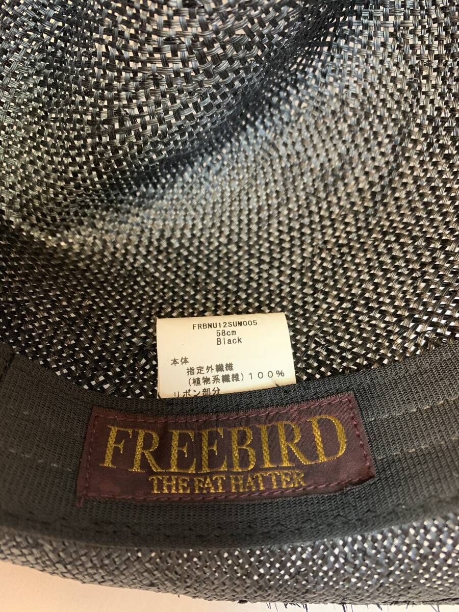 ▼ FREEBIRD フリーバード THE FAT HATTER FRBNU12SUM005 日本製 ハット 帽子 58㎝の画像7