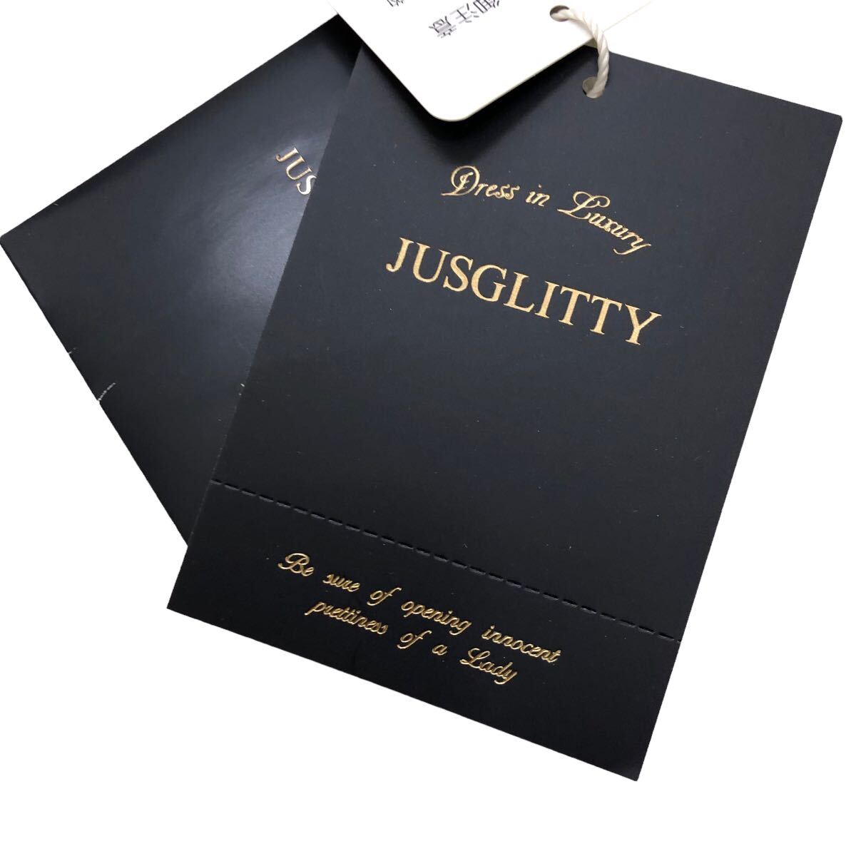 S190⑩ 未使用品 日本製 JUSGLITTY ジャスグリッティー スカート 定価17000円 フレアスカート ボトムス ミモレ丈 ミディ丈 1 紺 花柄の画像8