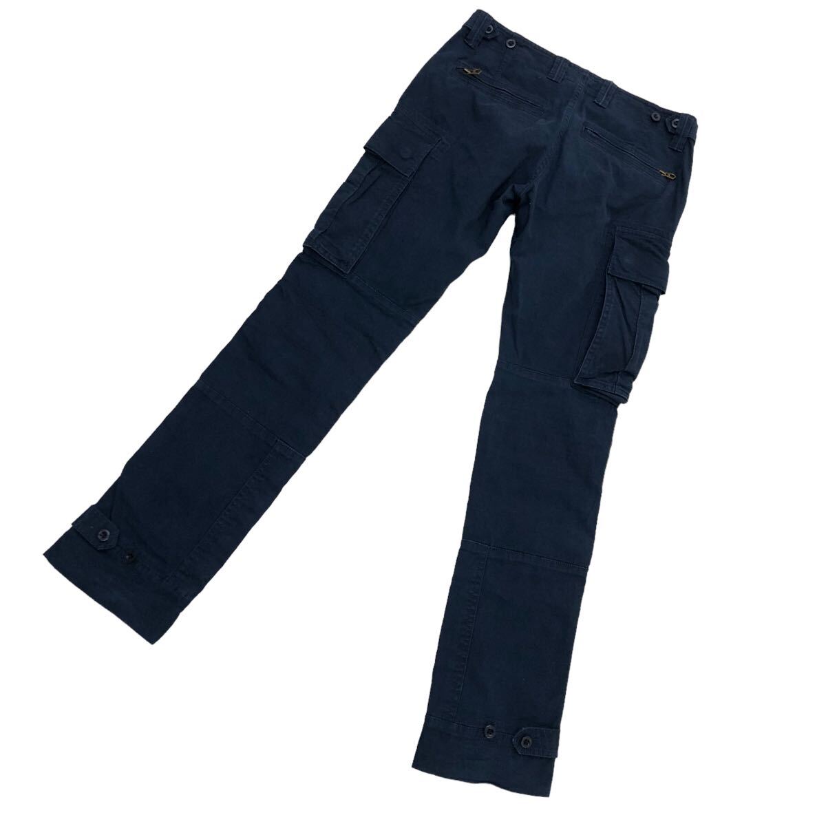 NS118 RALPH LAUREN Ralph Lauren cargo pants pants bottoms slacks cotton cotton lady's 4 navy navy blue 