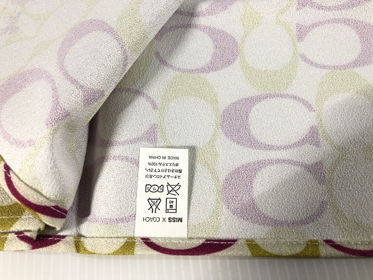 コーチ COACH コーチ 他 風呂敷 ポリエステル 未使用 送料185円_画像4