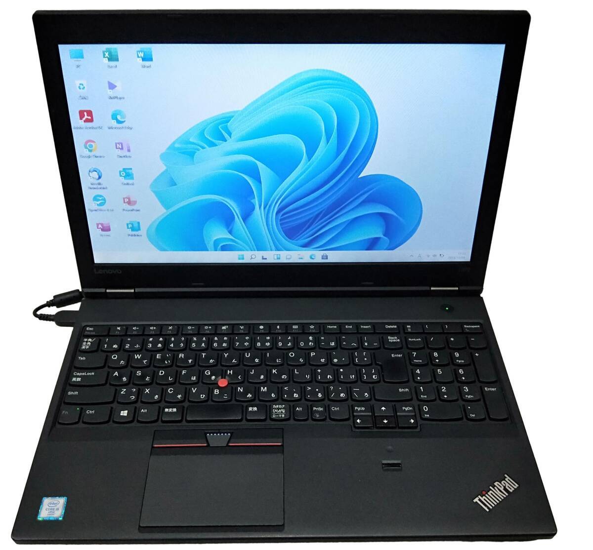 ★【驚速 i5-7200U 2.5GHz x4+8GB+新品SSD 240GB 15.6インチノートPC】Win11+Office2021 Pro/WEBカメラ Lenovo ThinkPad L570 1Bの画像1