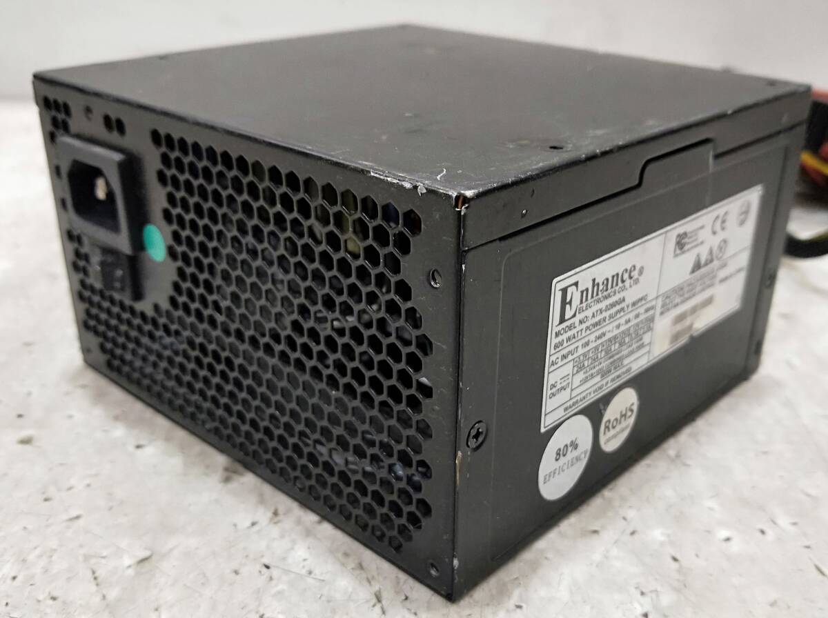 【中古パーツ】 Enance ATX-0260GA 600W 電源ユニット 電源BOX ■DY2622の画像3