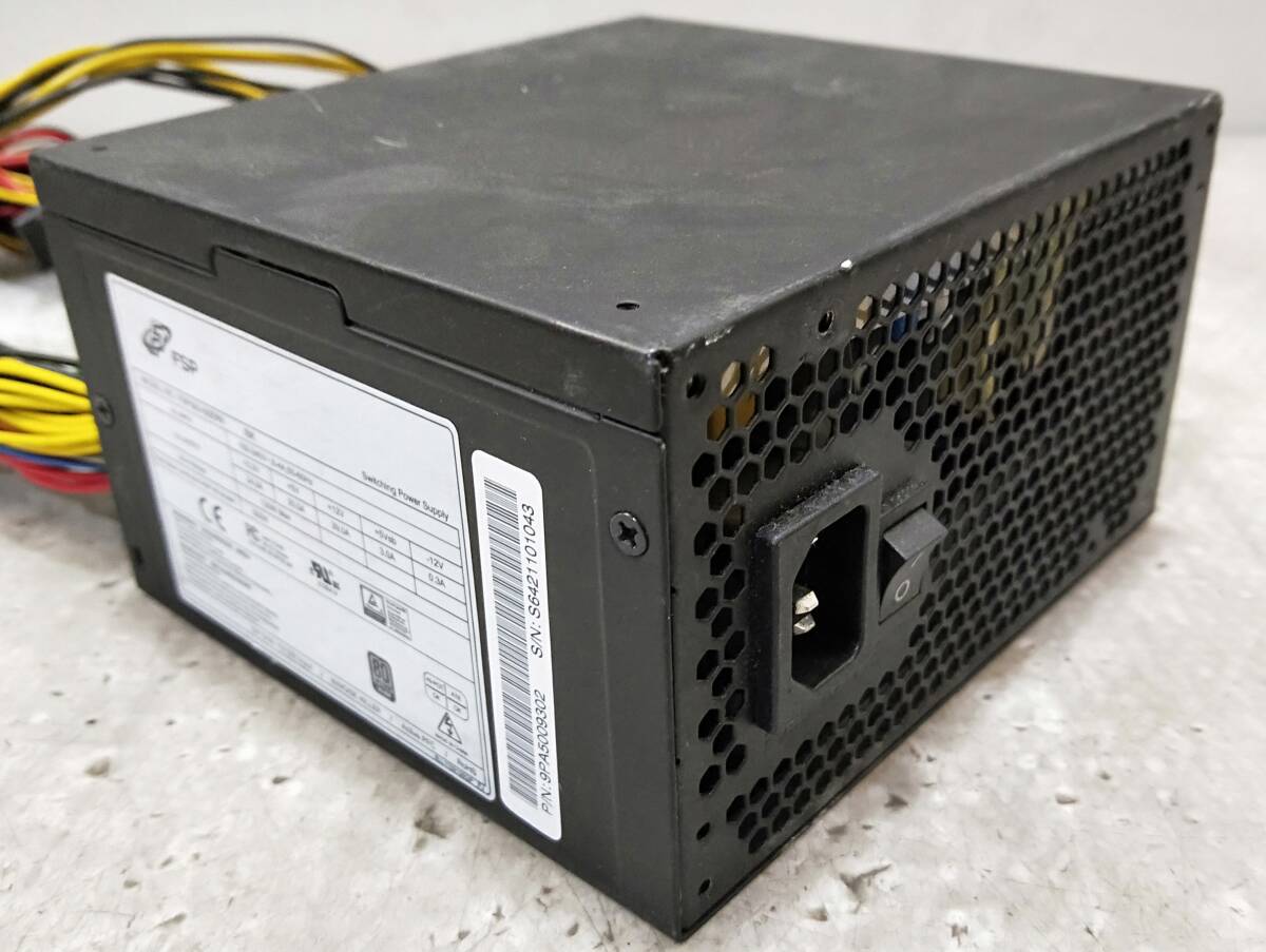 【中古パーツ】FSP FSP500-50ERN 500W 電源ユニット 電源BOX 80PLUS SILVER ■DY2667の画像4