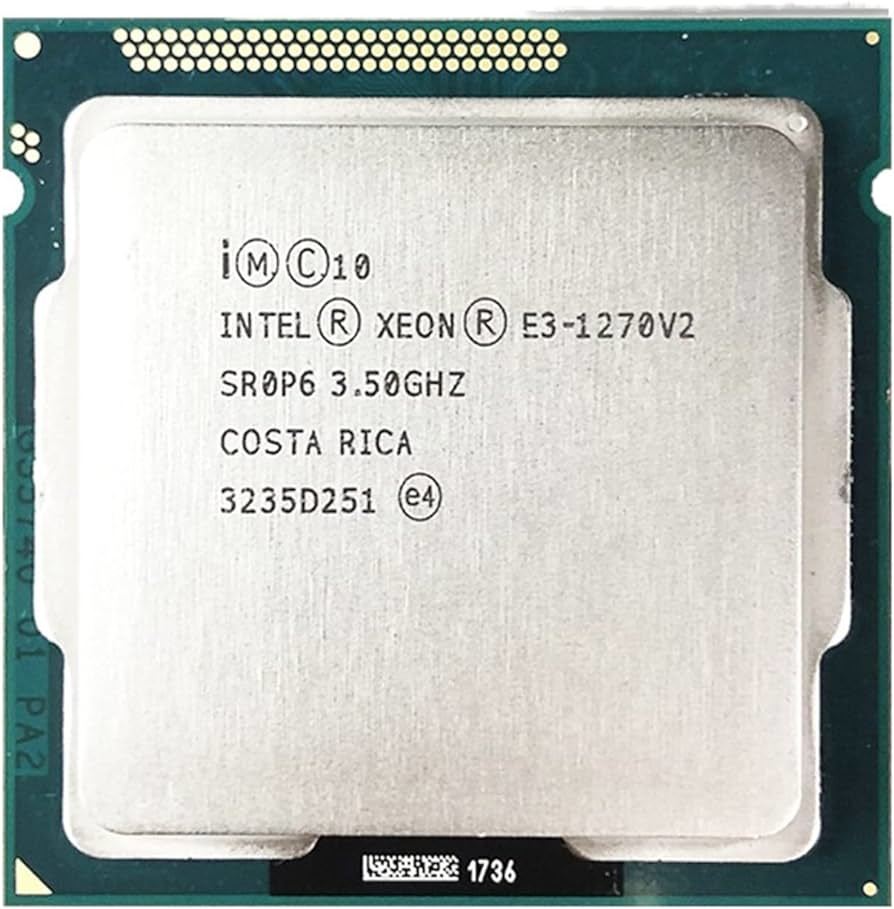 【中古パーツ】複数購入可 CPU Intel Xeon E3 1270v2 3.5GHz TB 3.90GHz SR0P6 Socket FCLGA1155 4コア8スレッド 動作品 サーバー用_画像1