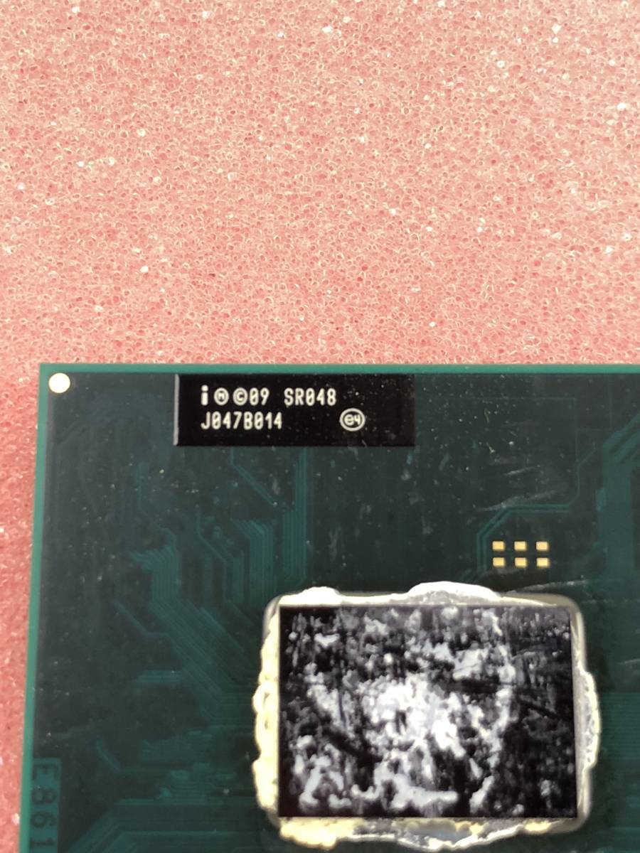 【中古パーツ】複数購入可 CPU Intel Core i5 2520M 2.5GHz TB 3.2GHz SR048 Socket G2 (rPGA988B) 2コア4スレッド動作品 ノートパソコン用_画像3