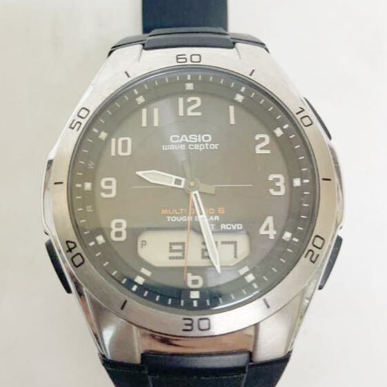 CASIO カシオ ウェーブセプター 電波ソーラー 腕時計 WVA-M640_画像1