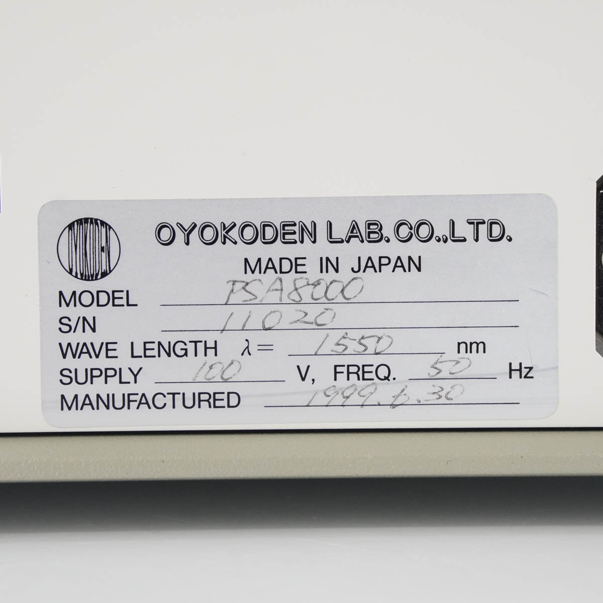 [DW] 8日保証 2台入荷 PSA8000 PSA-8000 OYOKODEN LAB 応用光電研究室 偏波コントローラー[05076-0069]_画像10