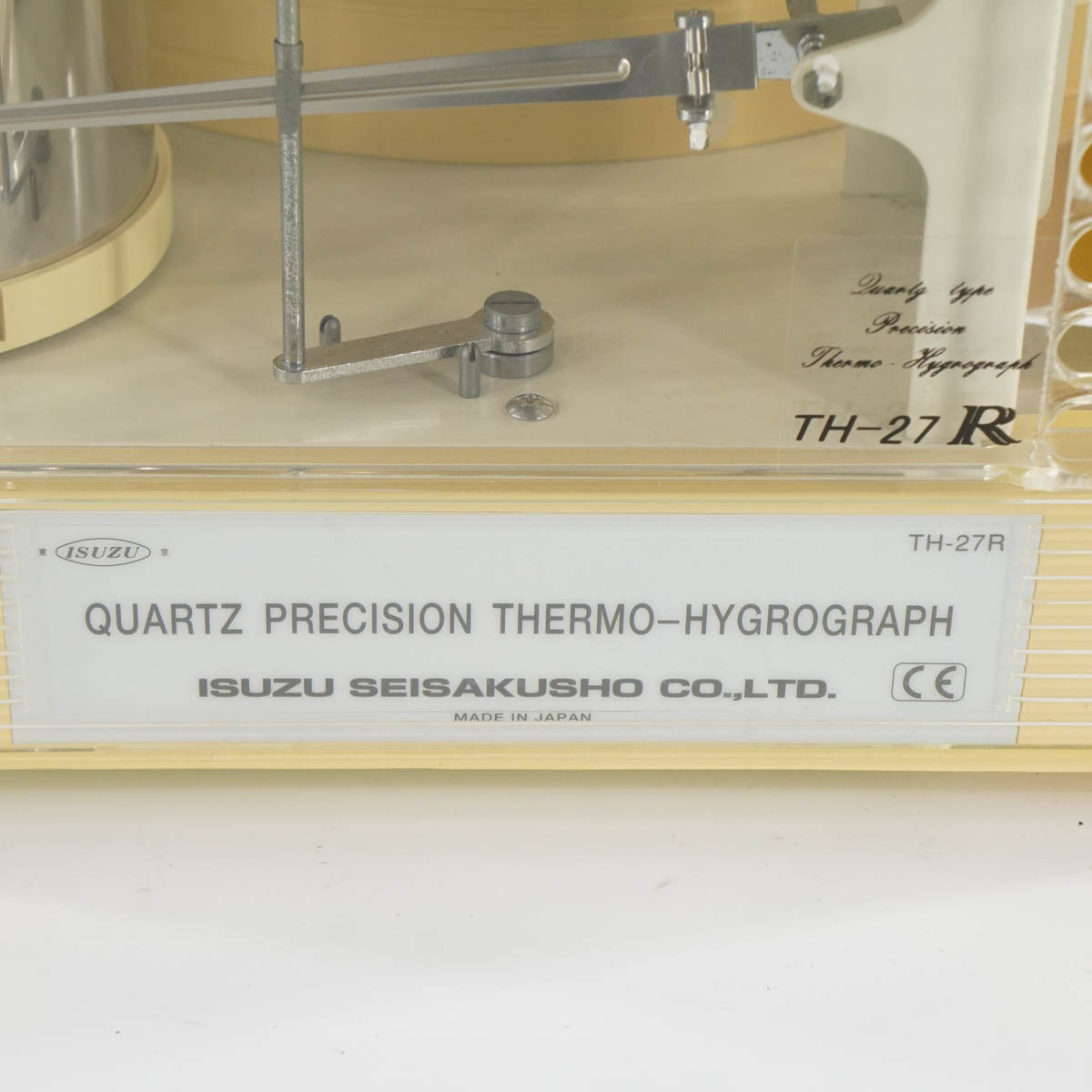 [DW] 8日保証 TH-27R ISUZU いすゞ製作所 QUARTZ PRECISION THERMO-HYGROGRAPH 自記温湿度計 気象観測器 取扱説明書[05267-0003]_画像4