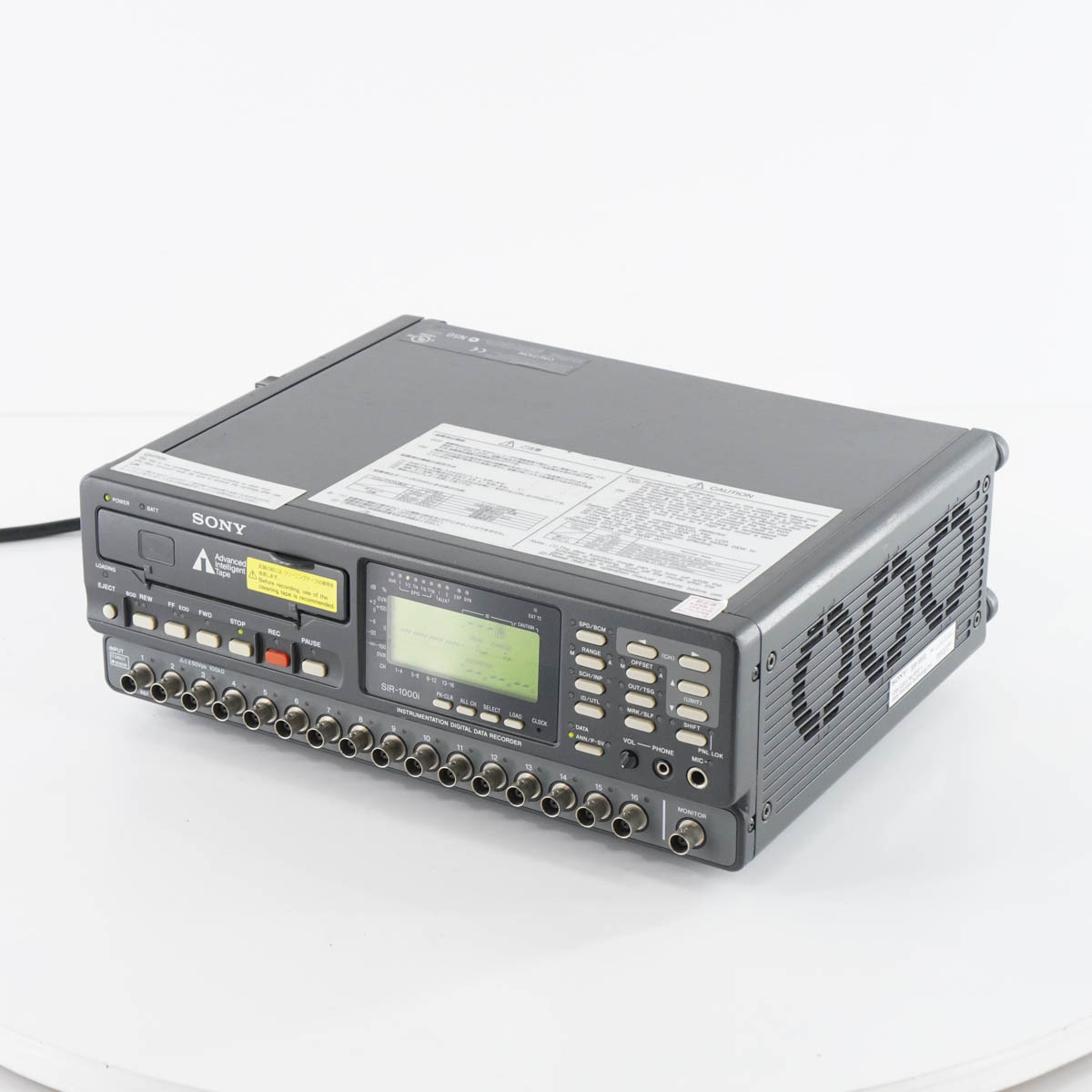 [DW] 8日保証 SIR-1000i SONY INSTRUMENTION DIGITAL DATA RECORDER ソニー デジタルデータレコーダー 取扱説明書[05336-0215]_画像2