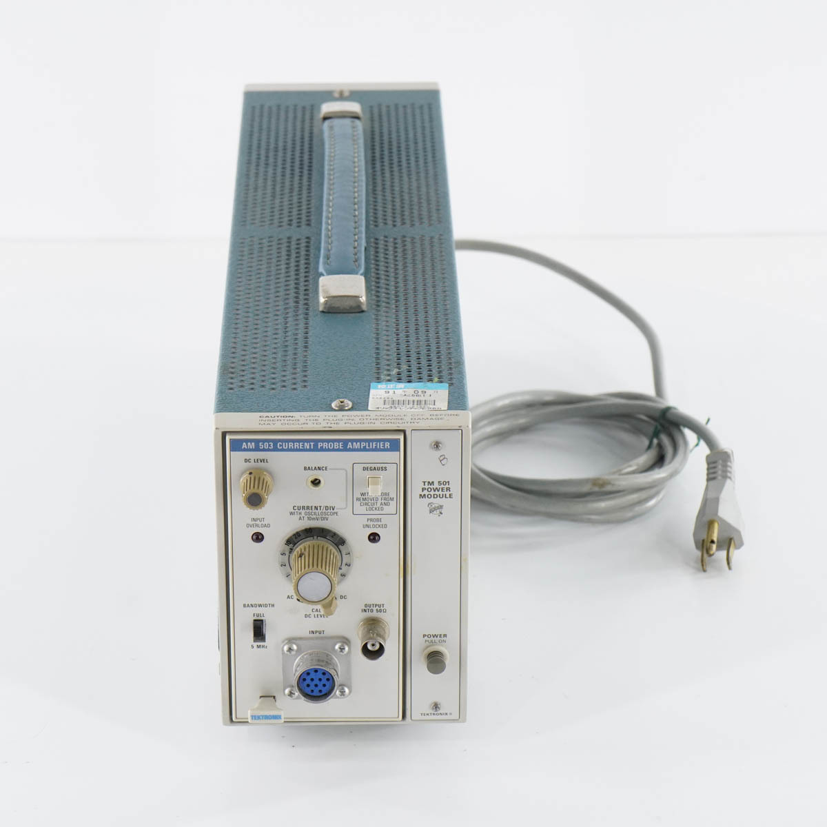 [JB] 現状販売 AM 503 AM503 Tektronix テクトロニクス CURRENT PROBE AMPLIFIER カレントプローブアンプ 増幅器[05491-0014]_画像3