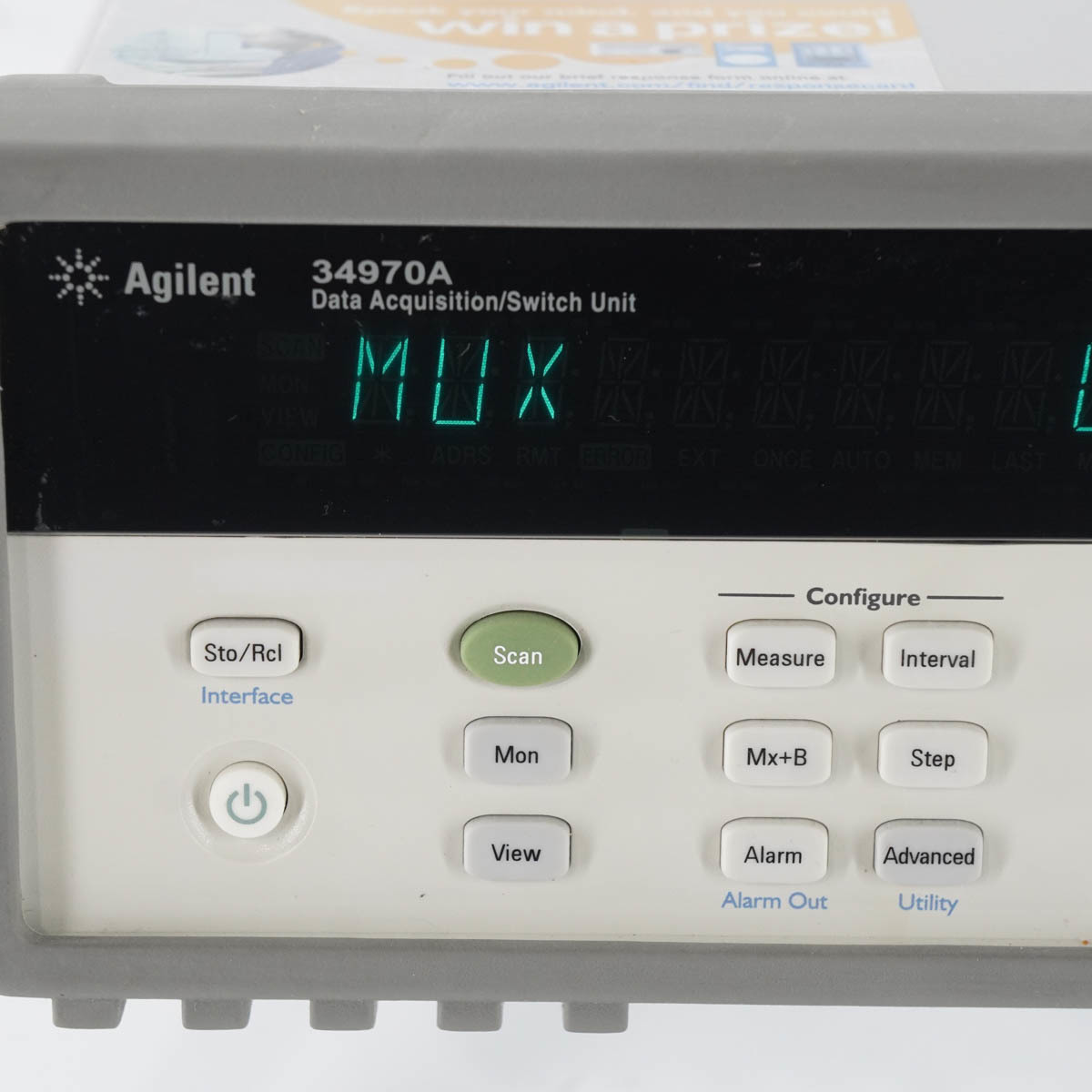 [DW] 8日保証 12/2021CAL 34970A Agilent 34901A*2 34904A アジレント hp Keysight キーサイト Data Acquisition/Switch Un...[05586-0028]_画像4