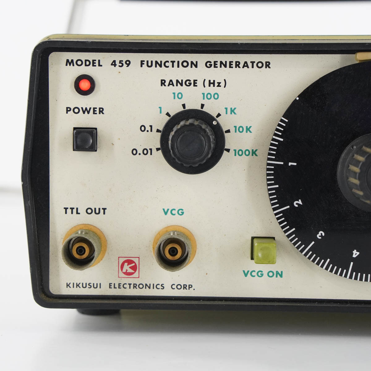 [DW] 8日保証 459 KIKUSUI FUNCTION GENERATOR 菊水 ファンクションジェネレーター[05573-0002]_画像4