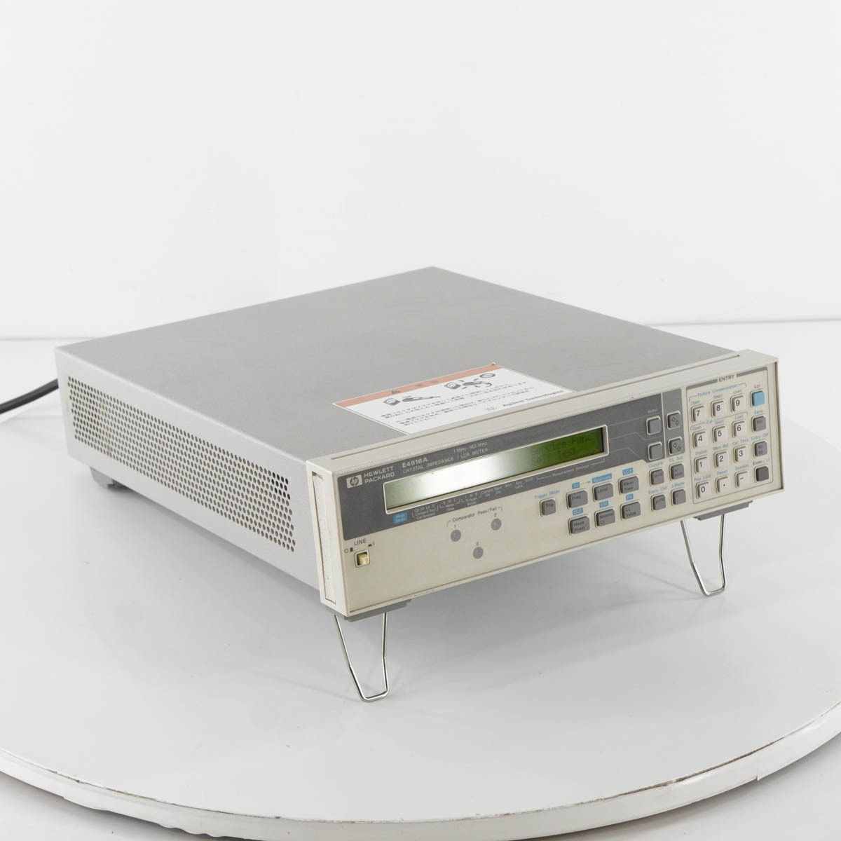 [DW]8日保証 セルフテストPASS E4916A hp 1MHz-180MHz Agilent アジレント Keysight CRYSTAL IMPEDANCE/LCR METER LCRメーター[05771-0008]_画像1