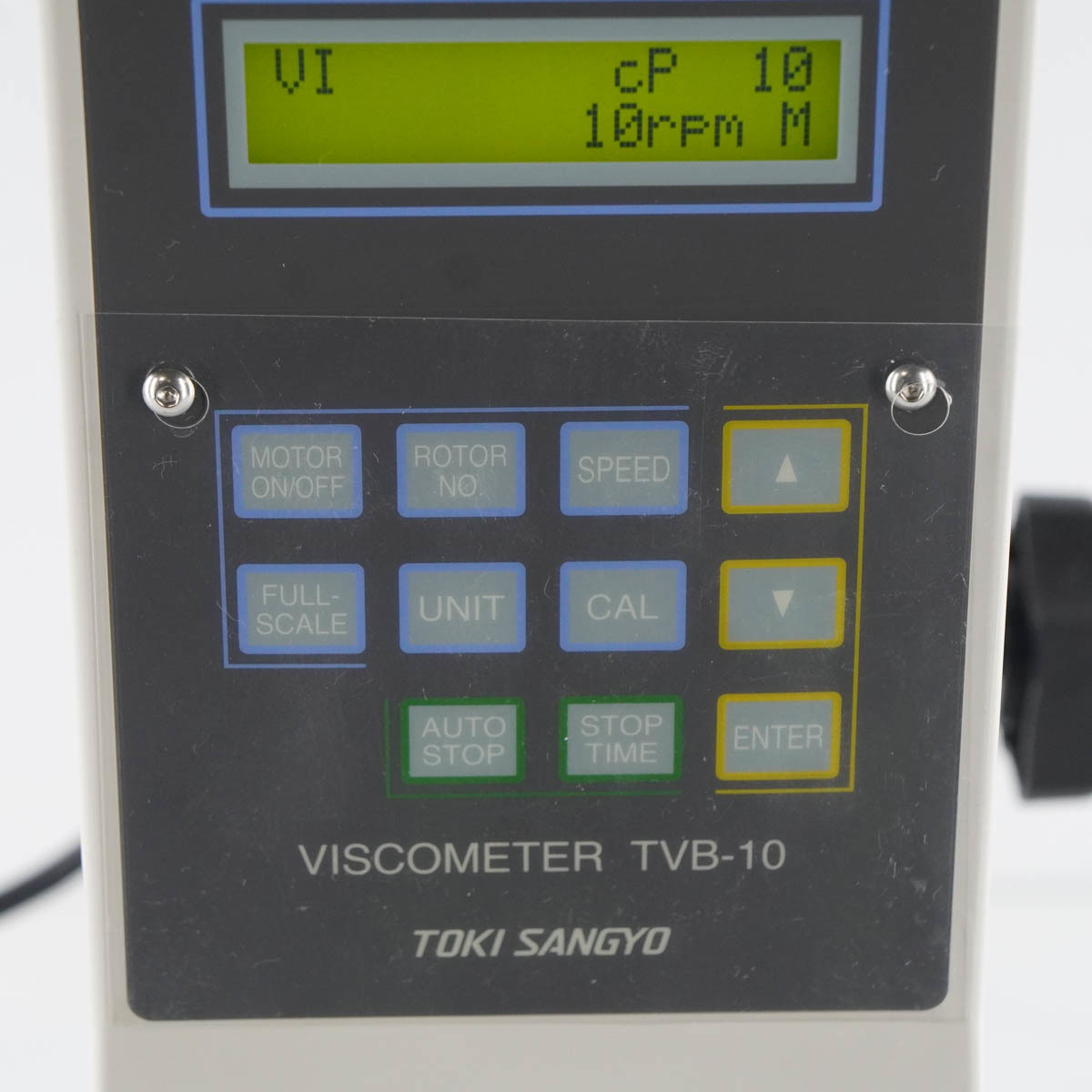 [DW] 8日保証 TVB-10M TVM TOKI SANGYO 東機産業 VISCOMETER 粘度計 ビスコメーター[05780-0002]_画像5