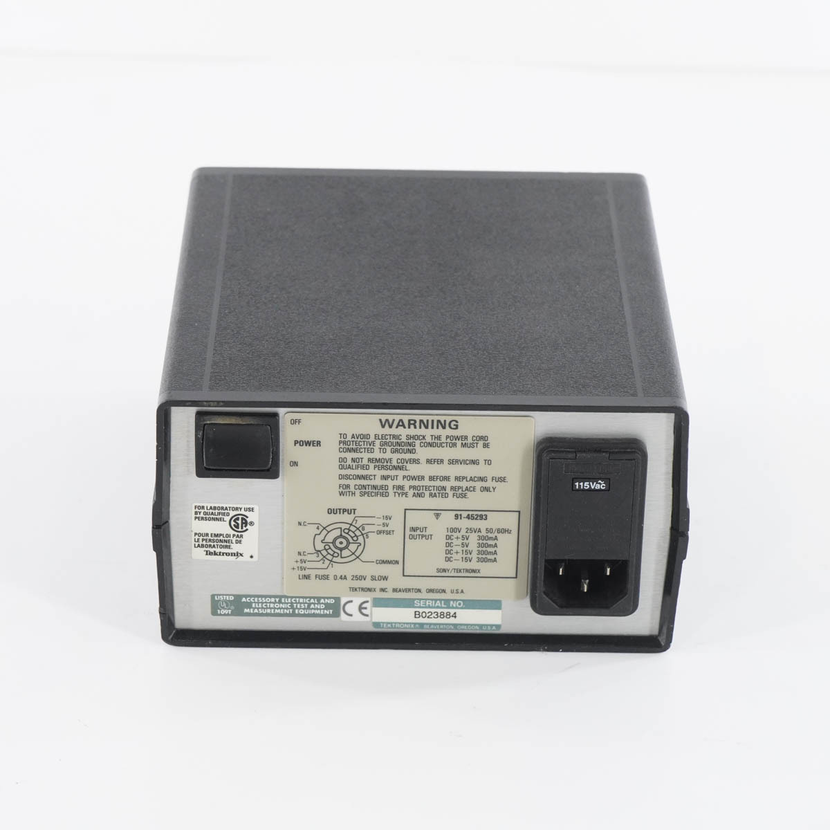 [JB]保証無し 1103 Tektronix テクトロニクス TEKPROBE POWER SUPPLY プローブ用電源 プローブパワーサプライ[05586-0044]_画像6